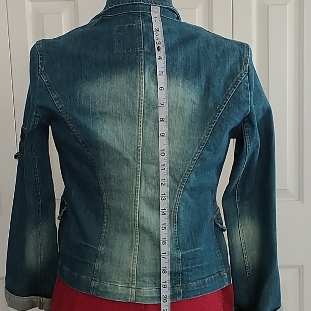 ADL by Adilisk distressed Jean With Embellishments Sz S - Picture 14 of 14